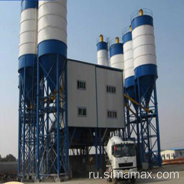 Экспорт в Мьянму Стационарный бетонный завод HZS90